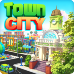 town city - village building sim paradise android application logo